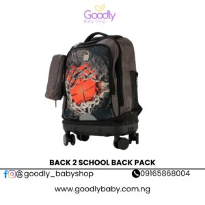3 IN 1 TROLLEY SCHOOL BACK PACK