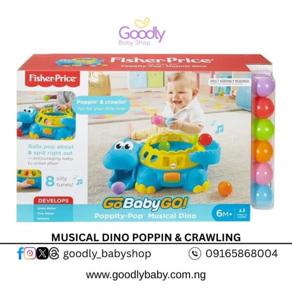 MUSICAL DINO POPPIN & CRAWLIN - Image 2