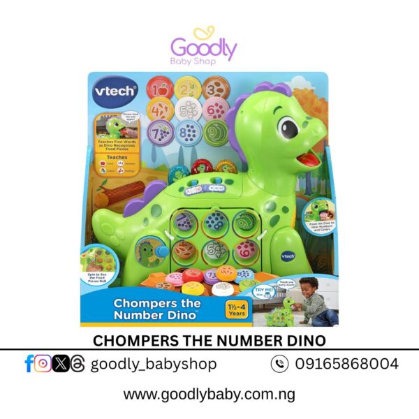 CHOMPERS THE NUMBER DINO - Image 2
